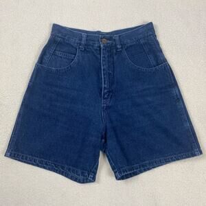 Chazzz by Charles Ghailian Vintage High Waist Classic Blue Jean Shorts Size 9